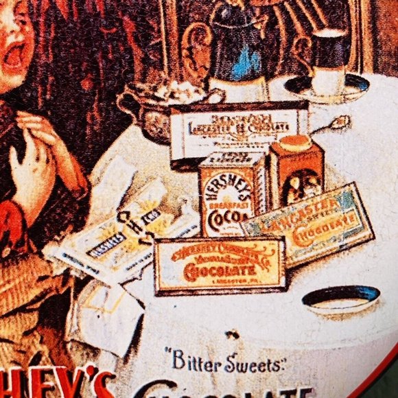 Vintage Bristolware - Hershey’s Cocoa Chocolate - Round Tin 5” X 2” - Picture 2 of 9